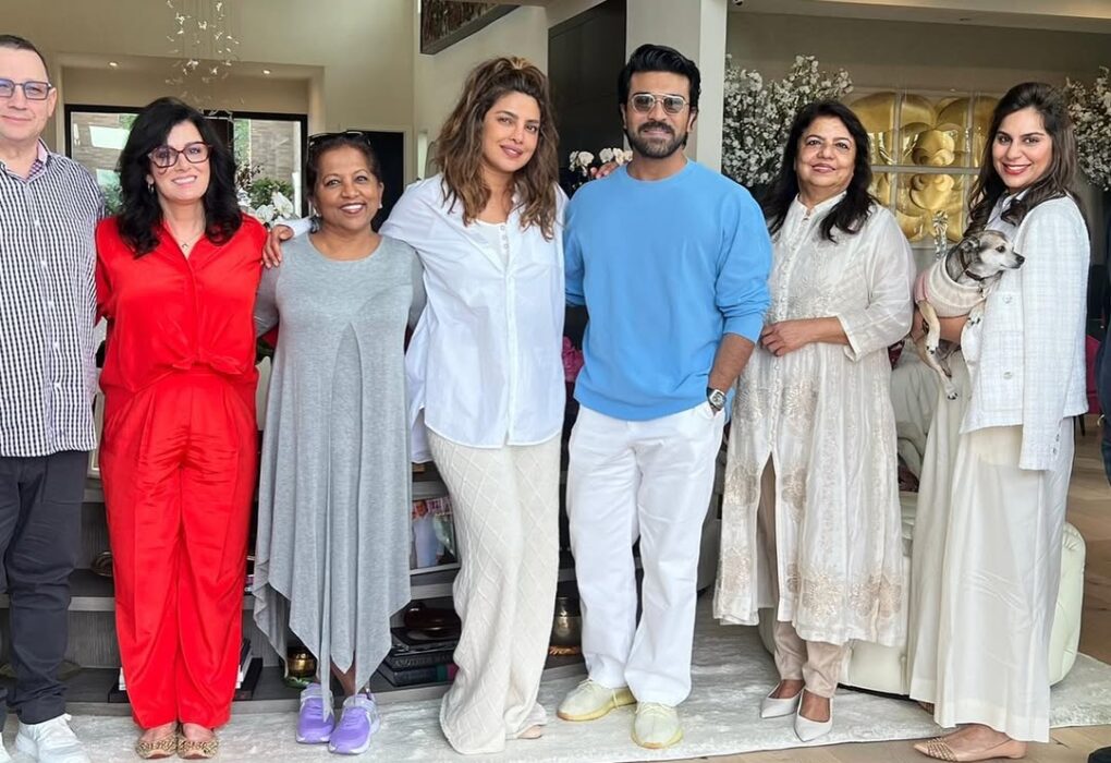 Ram Charan and Upasana in Los Angeles for Oscars