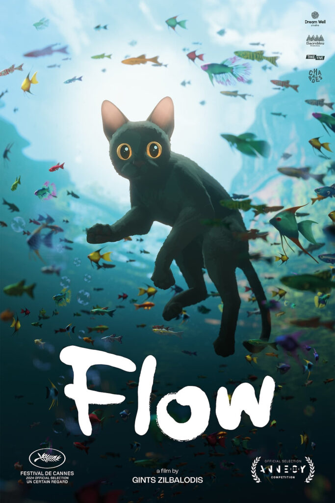 Flow animated film poster