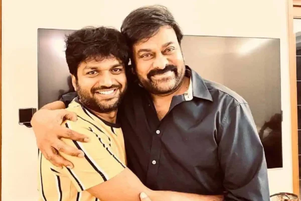 Anil Ravipudi with Chiranjeevi