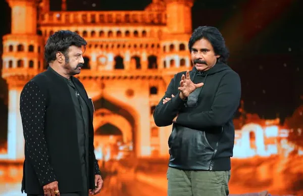 Pawan Kalyan and Balakrishna from Unstoppable Show