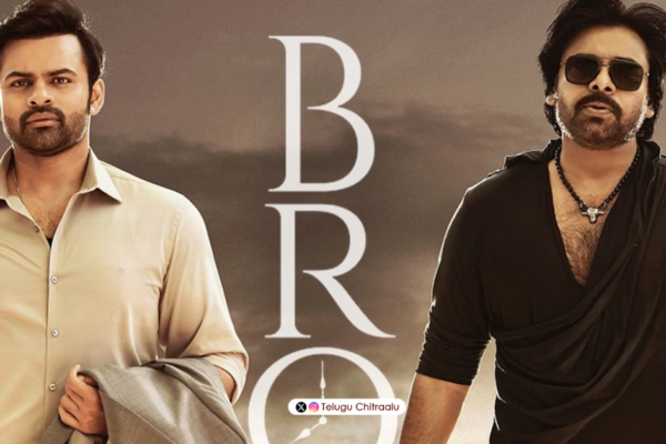 BRO poster of Pawan Kalyan and Sai Dharam Tej
