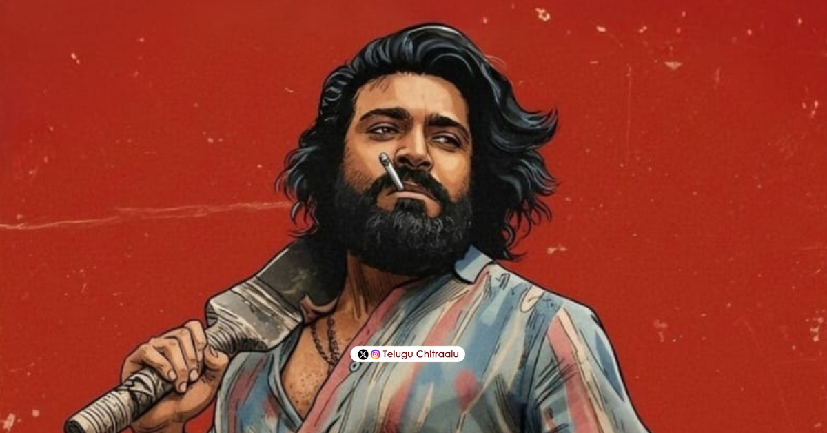 Peddi poster featuring Ram Charan