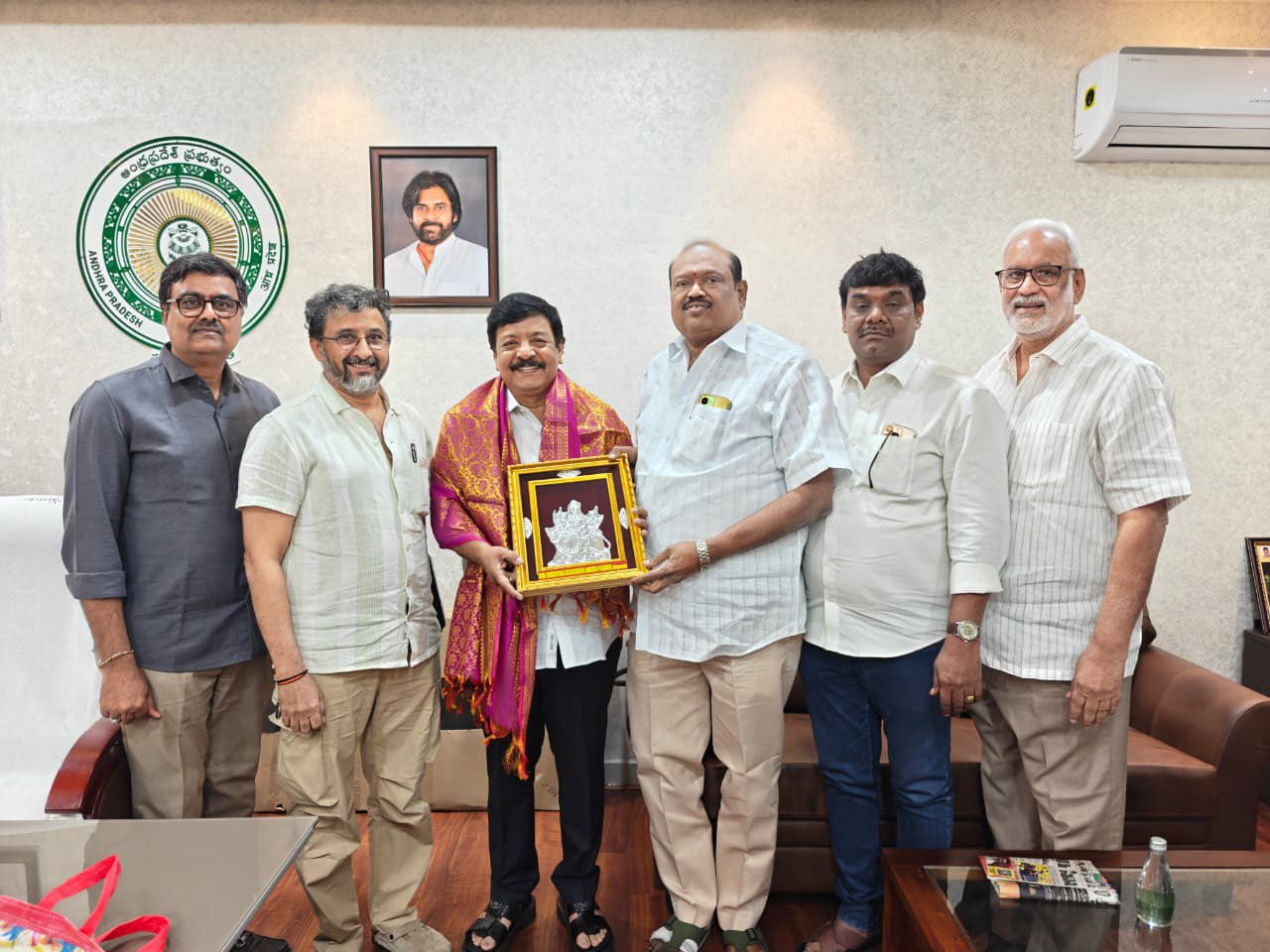 AP Cinematography Minister with Kandula Durgesh with film fraternity