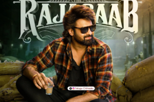 The Raja Saab poster featuring Prabhas