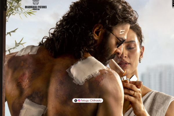Spirit poster featuring Prabhas and Tripti Dimri