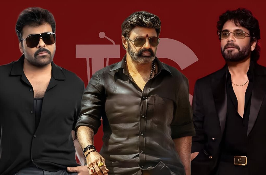 Senior heroes of Telugu Film Industry Chiranjeevi, Balakrishna and Nagarjuna