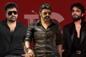 Senior heroes of Telugu Film Industry Chiranjeevi, Balakrishna and Nagarjuna