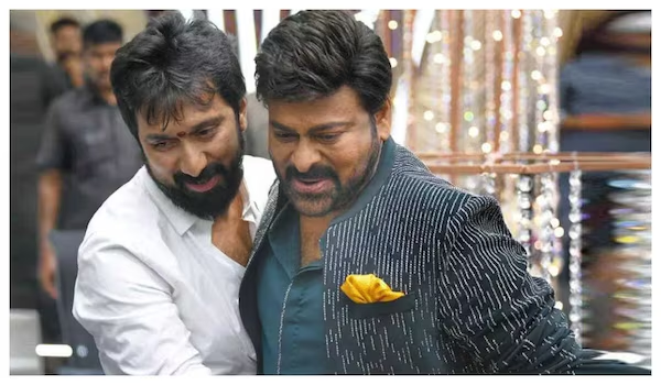 Chiranjeevi with director Bobby Kolli