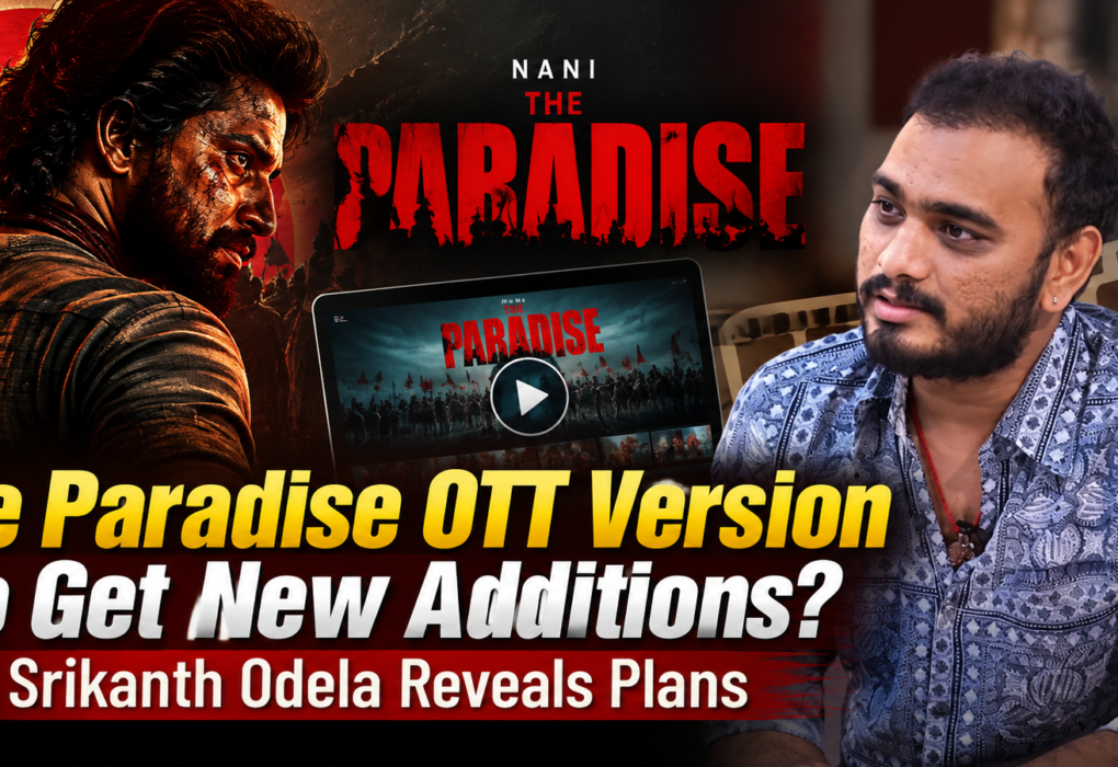The paradise film starring Nani and the director Srikanth Odela